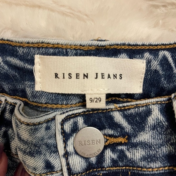 RISEN Boot Cut Acid Wash Jeans - Picture 2 of 6